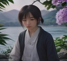 宋冬野《安和桥北》专辑封面，老旧北京胡同里的光影构图，复古温暖的黄褐色调，民谣气质浓郁