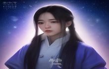 2026年度新歌榜单音乐歌单封面，抽象数字波形与闪光元素，科技感靛蓝配色